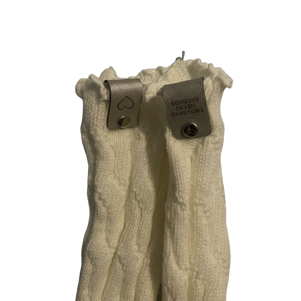 Arm Warmers - Thousand Silent Seconds - Białe